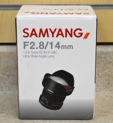 Samyang 14mm obiettivo - f2.8/14mm,