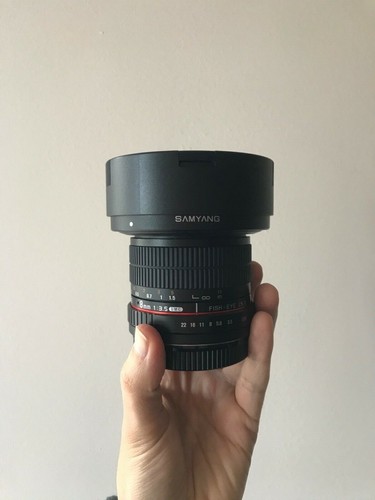Samyang fisheye 8mm cs ii - samyang,